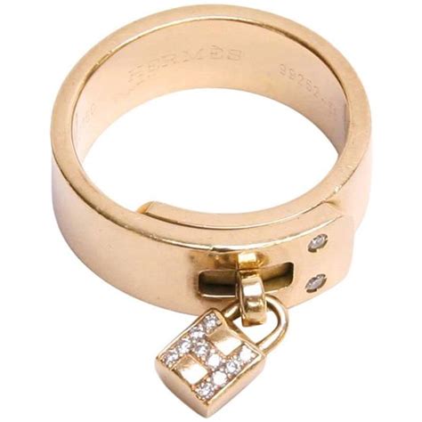 hermes kelly baguette ring|hermes gold rings.